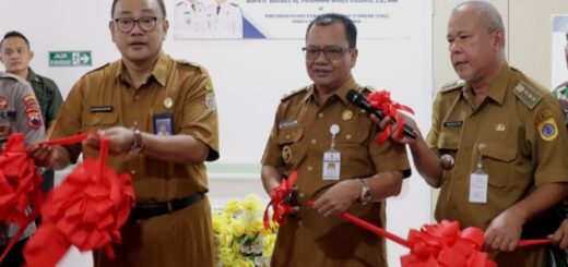 Wakil Bupati Brebes Wurja saat meresmikan penerapan KRIS di RSUD Ir Soekarno Ketanggungan. / Ist.